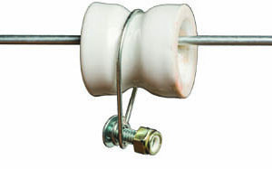 PORCELAIN STEEL POST INSULATOR