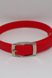 DOG COLLAR N/P SMALL 25-35CM RED