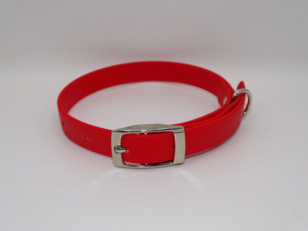 DOG COLLAR N/P SMALL 25-35CM RED