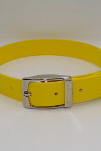 DOG COLLAR N/P MEDIUM 35-45CM YELLOW