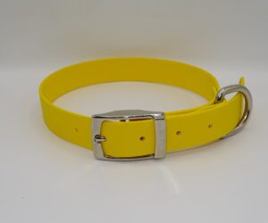 DOG COLLAR N/P MEDIUM 35-45CM YELLOW
