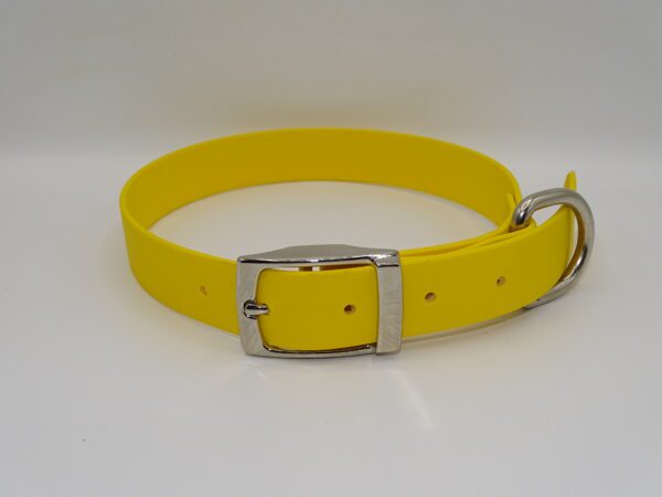 DOG COLLAR N/P MEDIUM 35-45CM YELLOW
