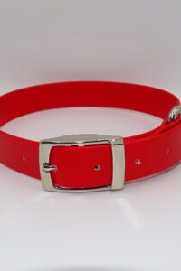 DOG COLLAR N/P MEDIUM 35-45CM RED