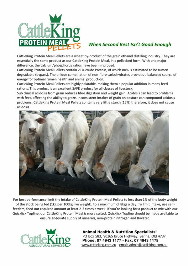 CATTLE KING PROTEIN MEAL PELLETS 25KG - Image 2