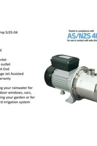 SILVER JET PUMP 0.37KW 1PH 240V