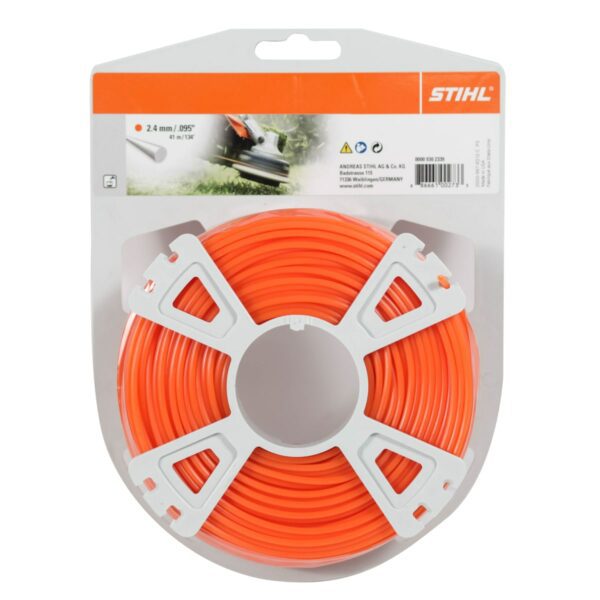 Orange Nylon Line 2.4mm x 41m