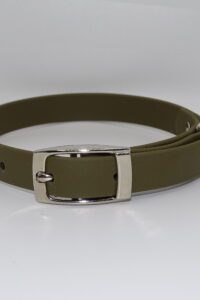 DOG COLLAR N/P SMALL 25-35CM OLIVE