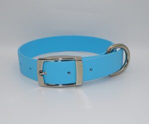 DOG COLLAR N/P MEDIUM 35-45CM PASTEL BLUE