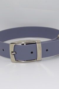 DOG COLLAR N/P MEDIUM 35-45CM GREY