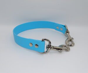 DOG UTE TIE DOUBLE CLIP 45CM PASTEL BLUE