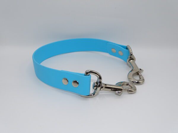 DOG UTE TIE DOUBLE CLIP 45CM PASTEL BLUE