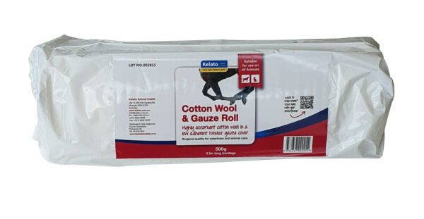 GAUZE & COTTON WOOL ROLL 500G