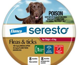 SERESTO FLEA & TICK COLLAR DOGS OVER 8KG