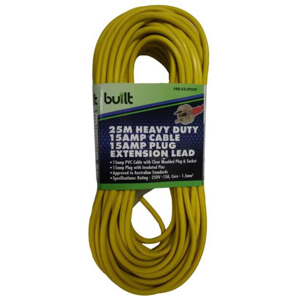 HD EXTENSION LEAD 15 AMP 25M
