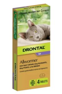 DRONTAL CAT TABLET 4KG 2PK