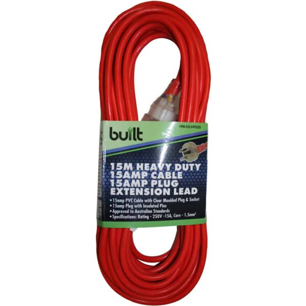 HD EXTENSION LEAD 15 AMP 15M