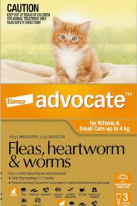 ADVOCATE KITTENS/CATS UP TO 4KG 3PK