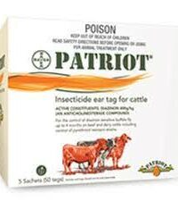 PATRIOT INSECTICIDE EAR TAG 50 TAGS